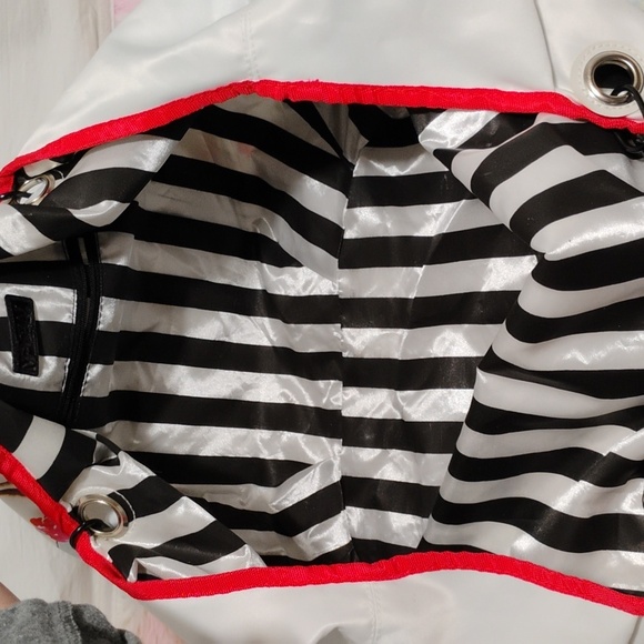 DSW Designer Vintage Satin Large Tote Shopper Bag Like New - Picture 12 of 15